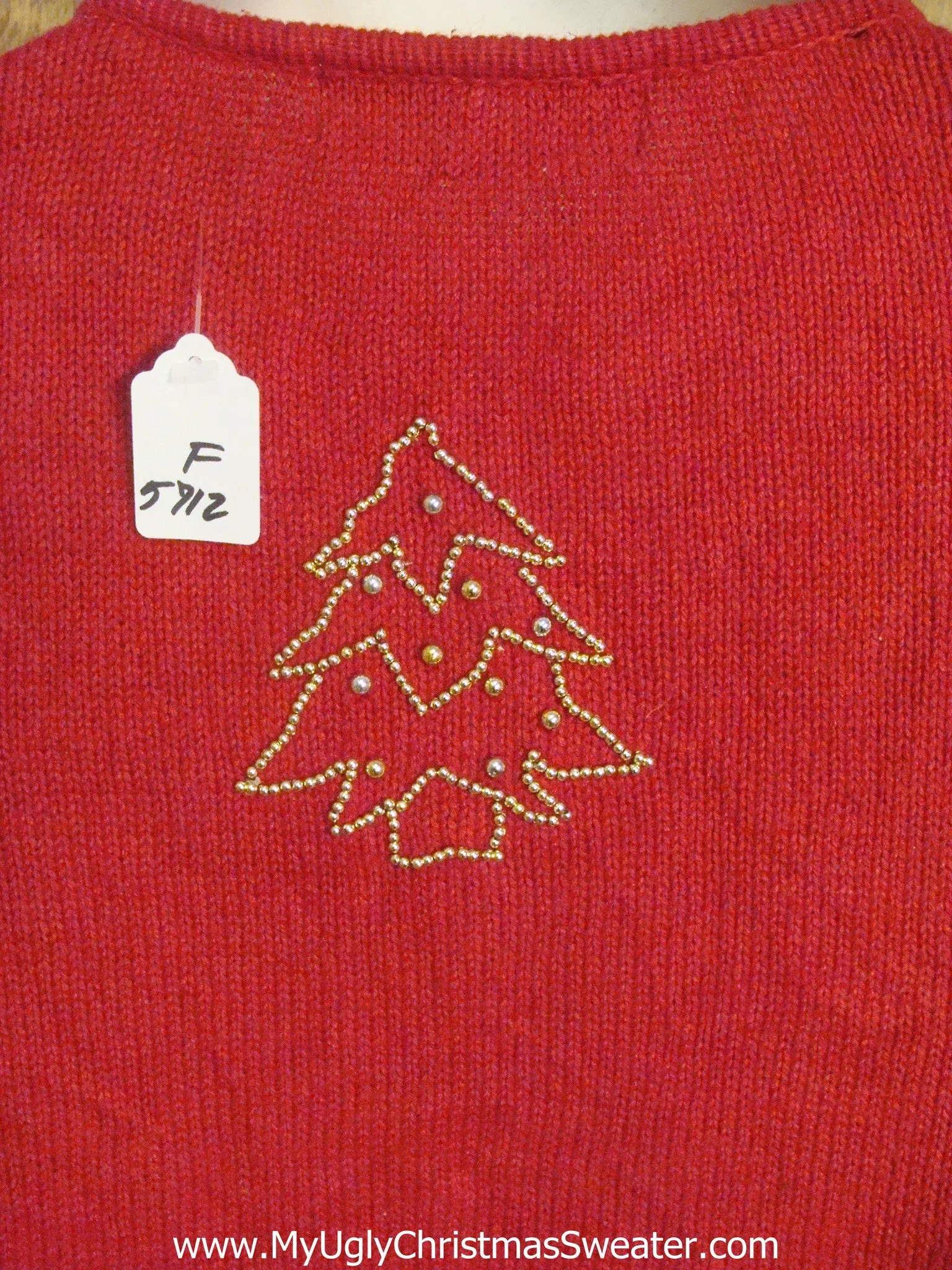 Bling Xmas Tree Ugly Christmas Jumper
