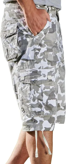Cargo Shorts for Men Multi Pockets Mens Shorts Below Knee Casual Hiking Summer Shorts