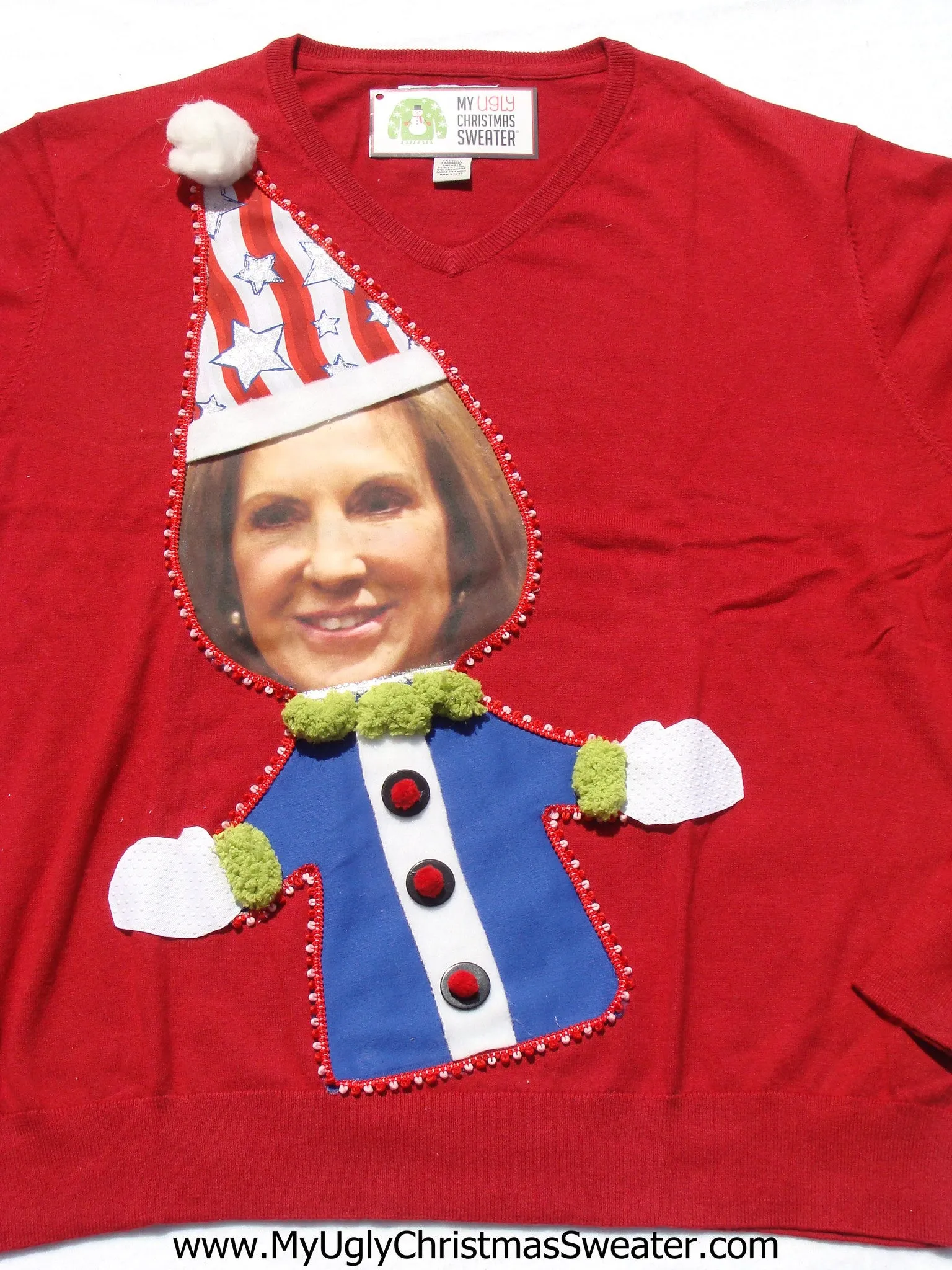 Carly Fiorina Christmas Sweater