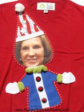 Carly Fiorina Christmas Sweater