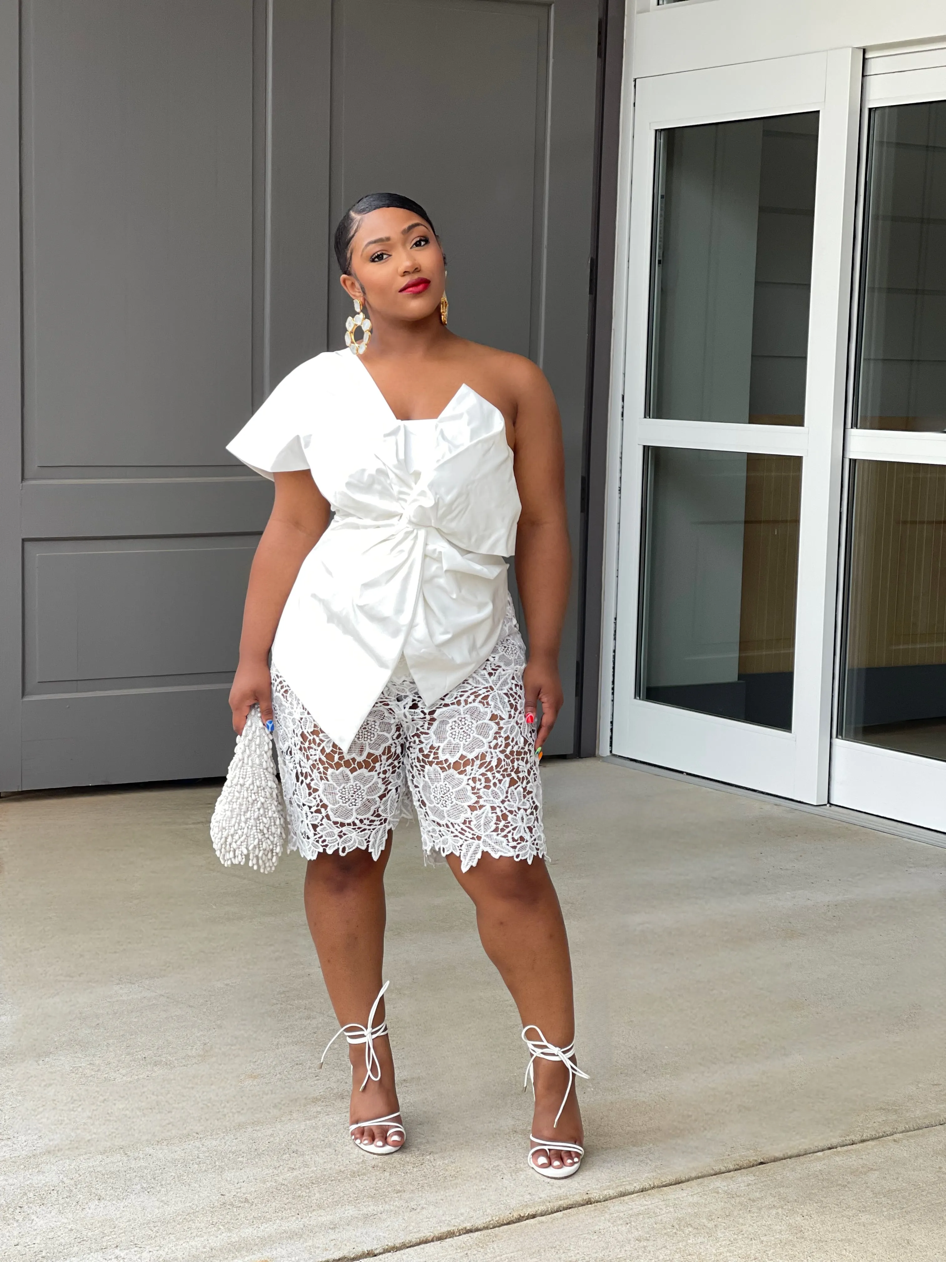 Kendra Shorts White