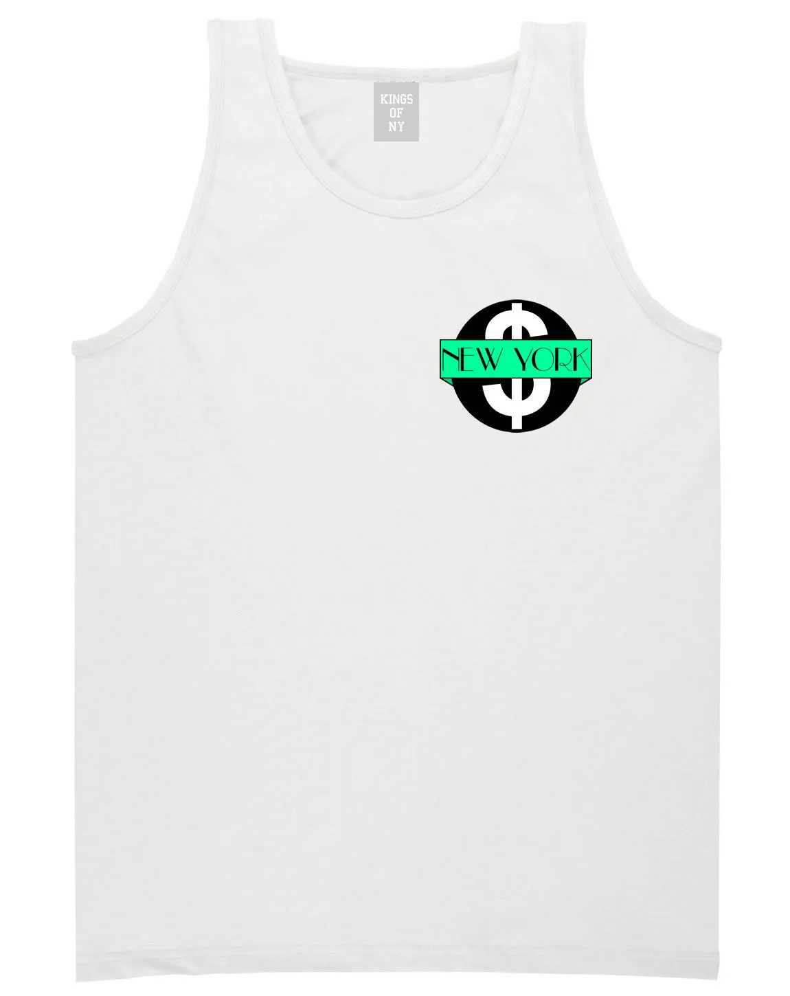 New York Mint Chest Logo Tank Top