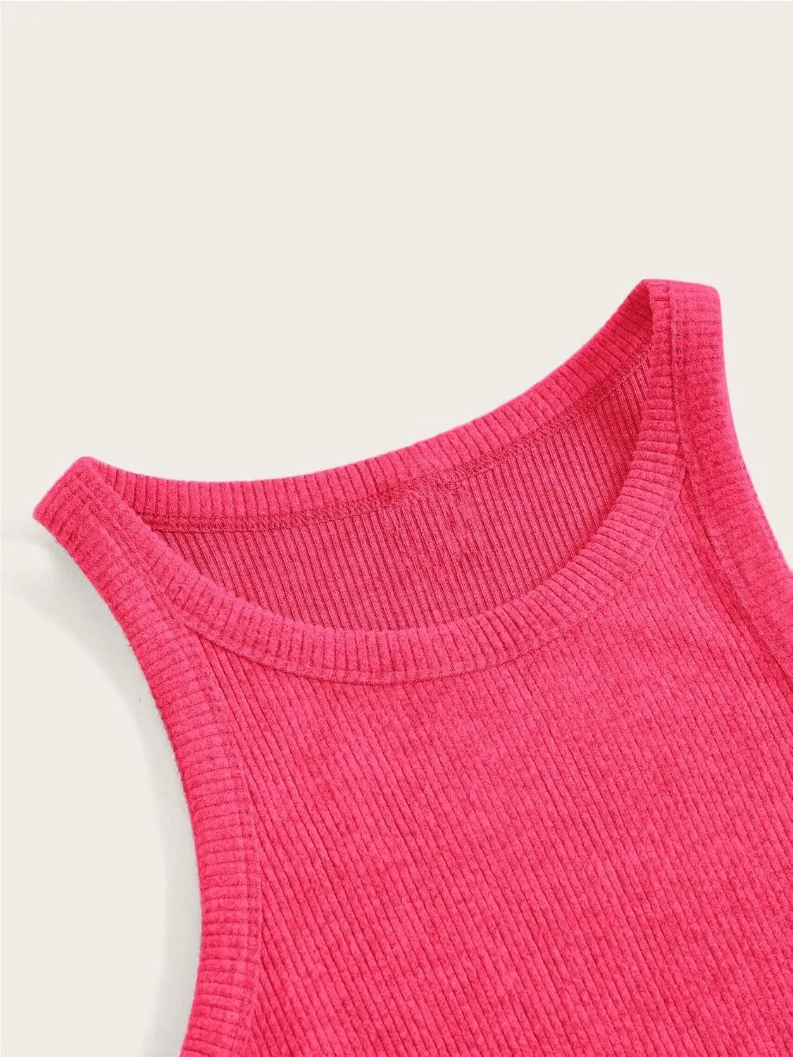 Verdusa Women's Fall Dress Sleeveless Ribbed Knit Midi Tank Dress Wedding Guest Dress Sweater Dresses
