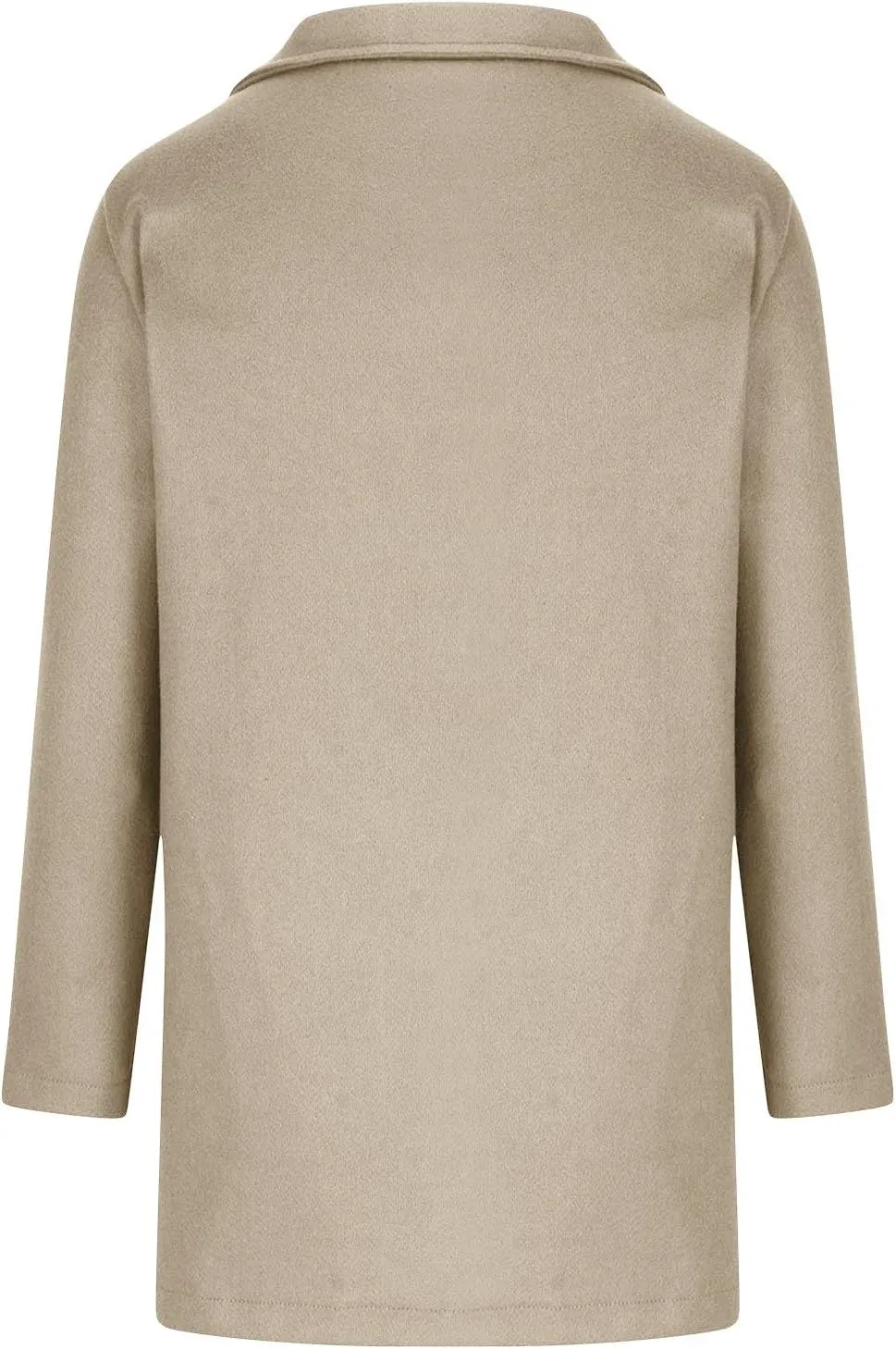 Wool Coat for Women Plus Size Thicken Pea Coats Stand Collar Single Breasted Trench Coat 2024 Fashion Winter Jackets